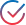 Red and blue circular checkmark logo.
